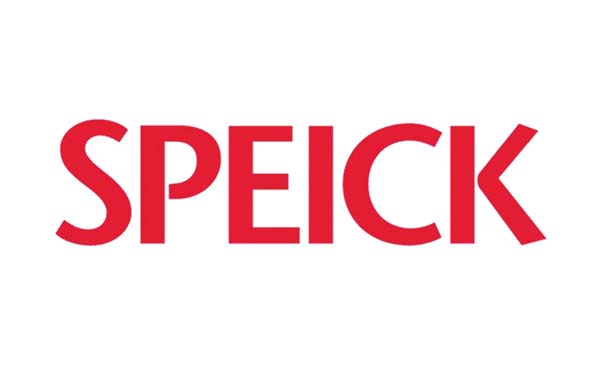 Speick red text logo