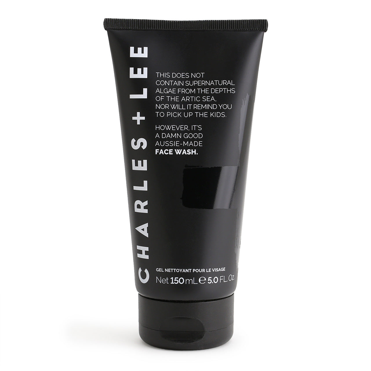 Charles and Lee Face Wash 150ml black tube