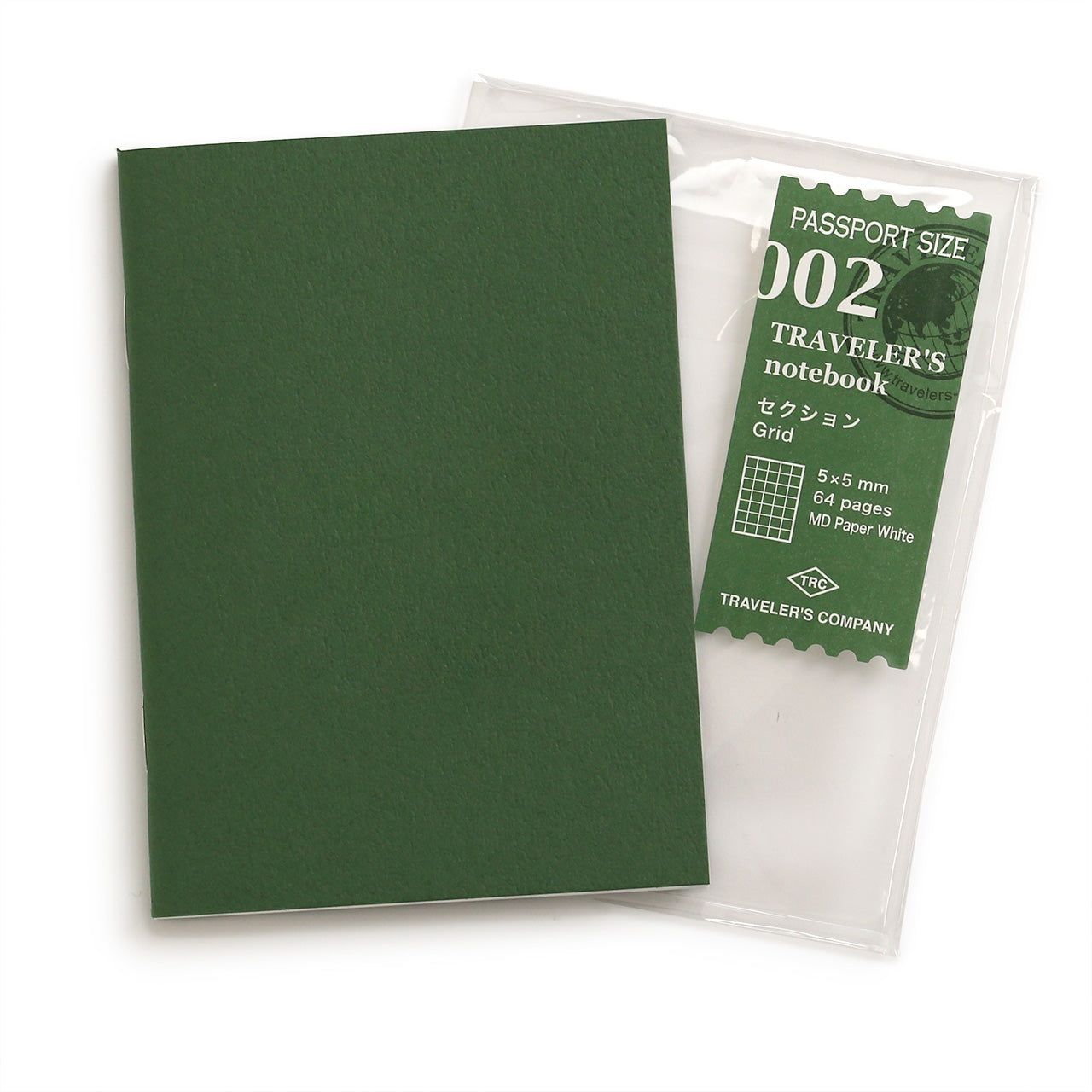 002 refill 5x5mm grid notebook with 64 pages of MD paperpassport size 