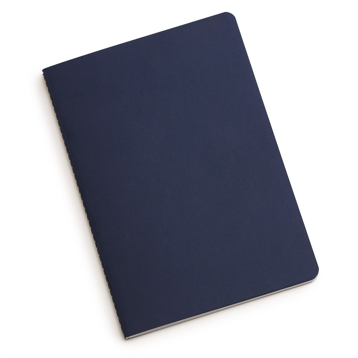 MyPAPERCLIP A5 navy blue refill book with lined pages and stitched spine