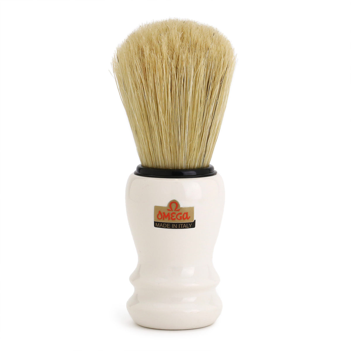 Omega Professional Pure Bristle Shaving Brush 10108 - White