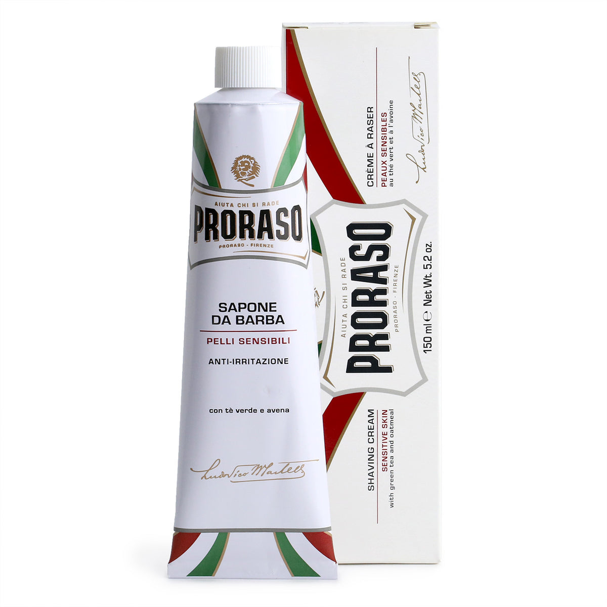 Proraso Sensitive Shaving Cream with Green Tea &amp; Oatmeal