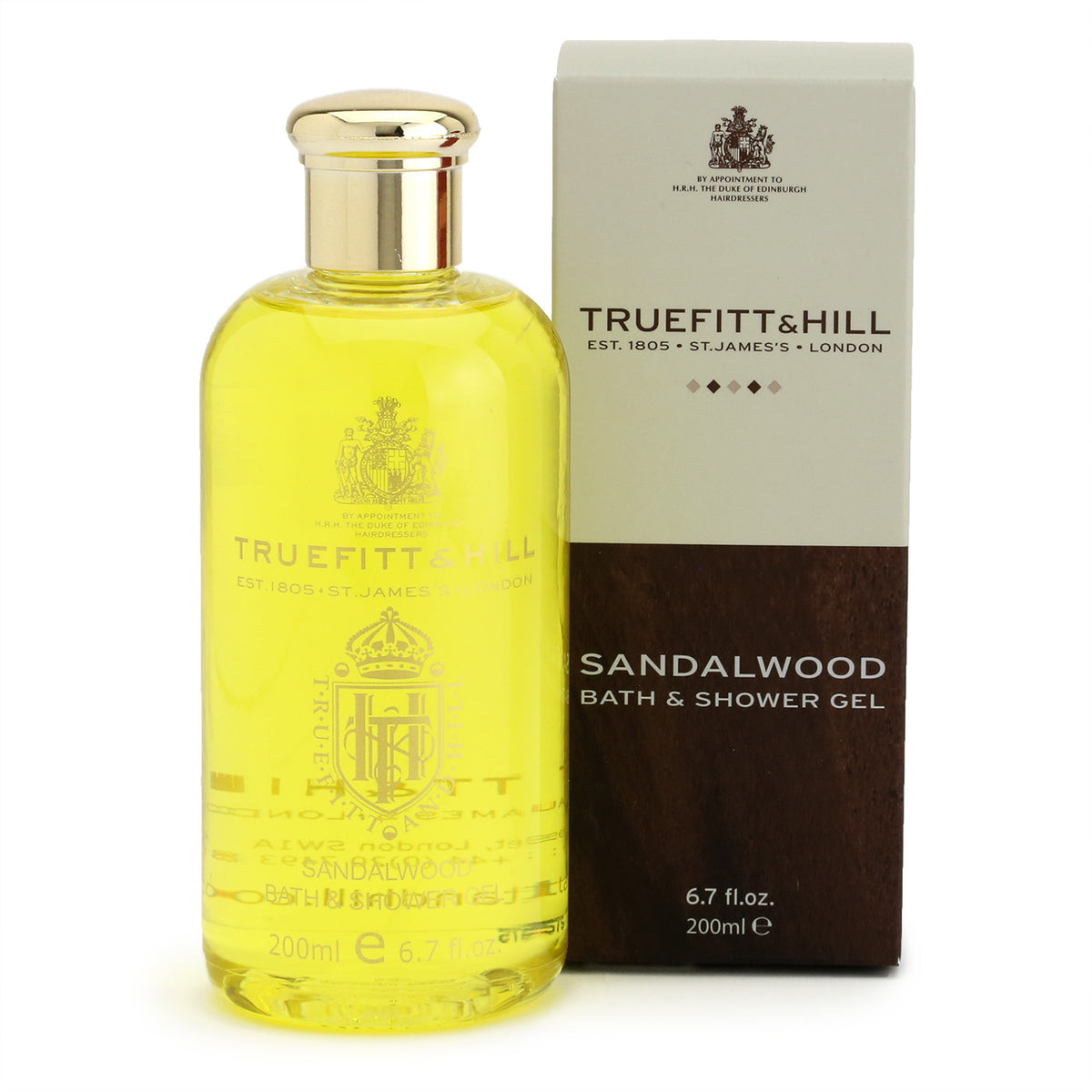 Truefitt &amp; Hill Bath and Shower Gel 200ml - Sandalwood