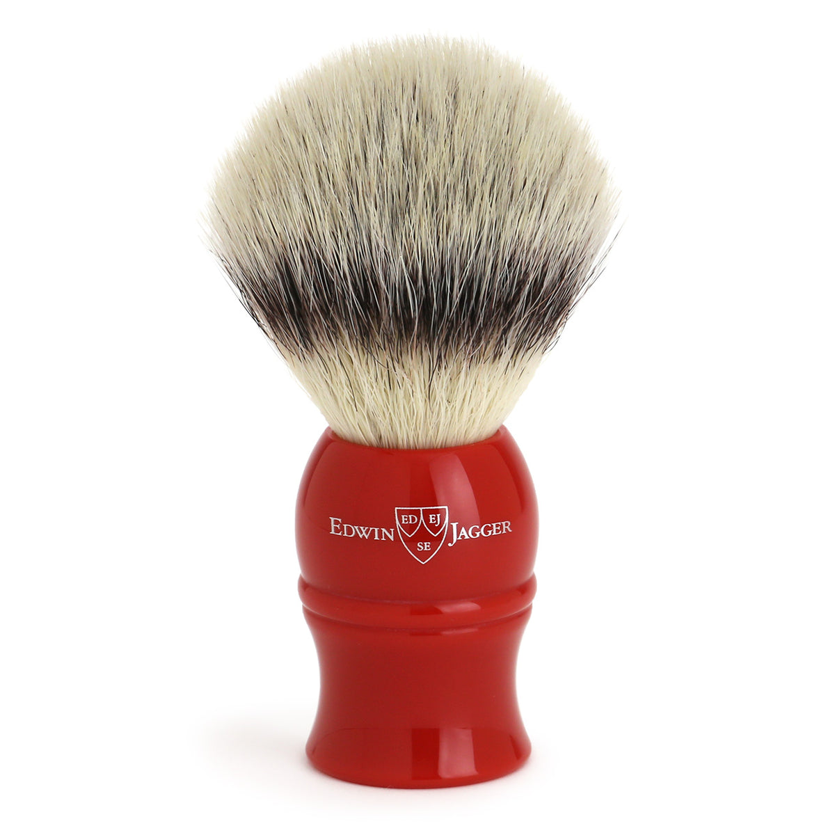 Edwin Jagger High Quality Cruelty-Free Shaving Brush - Red