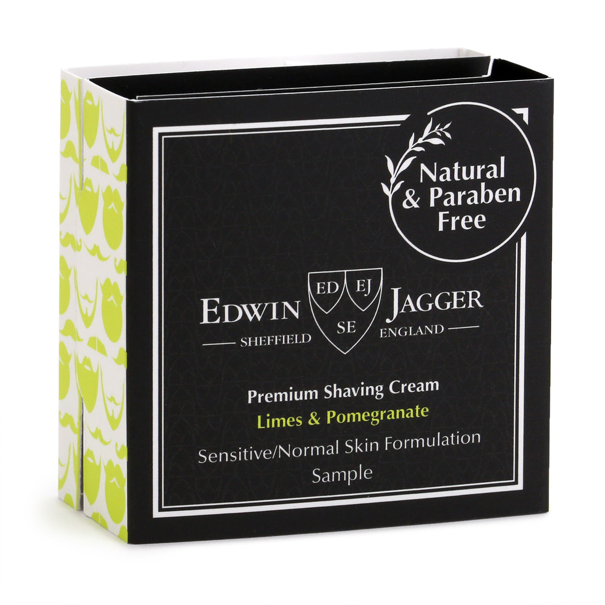 Edwin Jagger sample-sized Shaving Cream and Aftershave Lotion, Limes &amp; Pomegranate