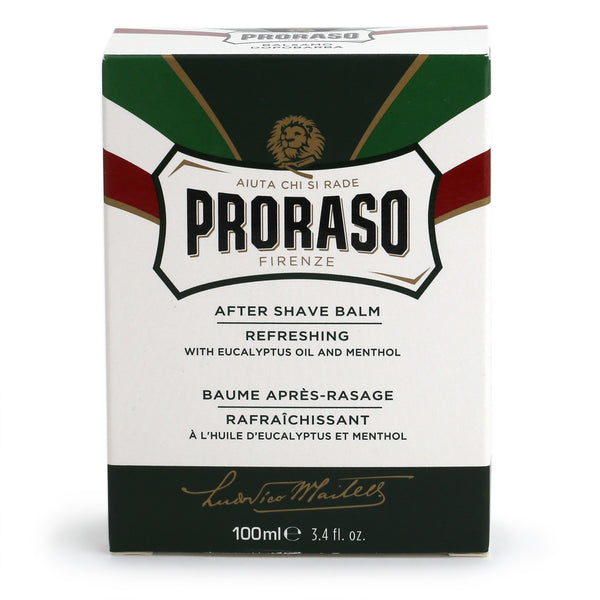 Proraso After Shave Balm 100ml Eucalyptus & Menthol The Stray Whisker