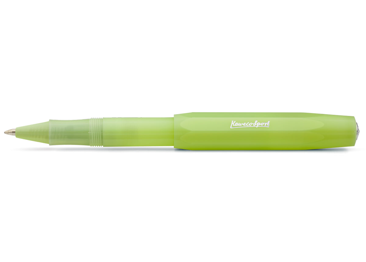 Kaweco Frosted Sport Rollerball Pen - Fine Lime