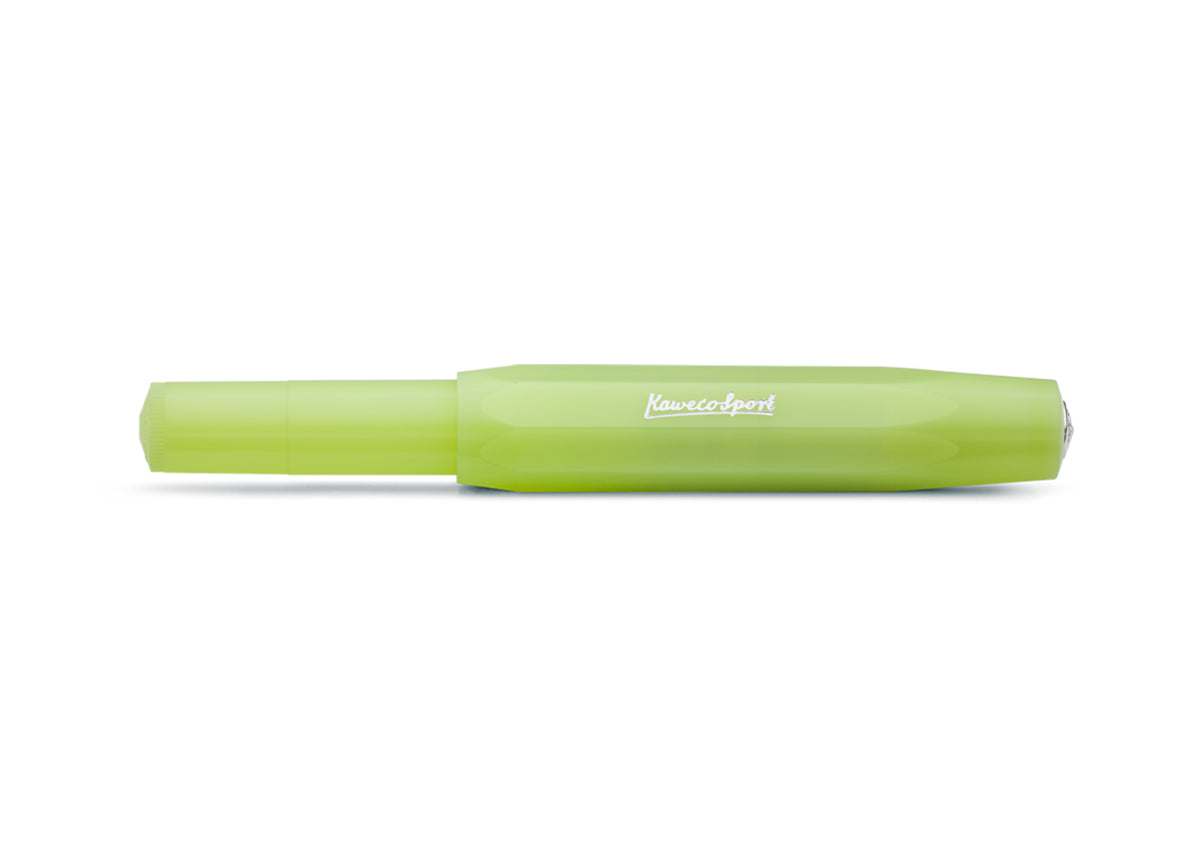 Kaweco Frosted Sport Rollerball Pen - Fine Lime