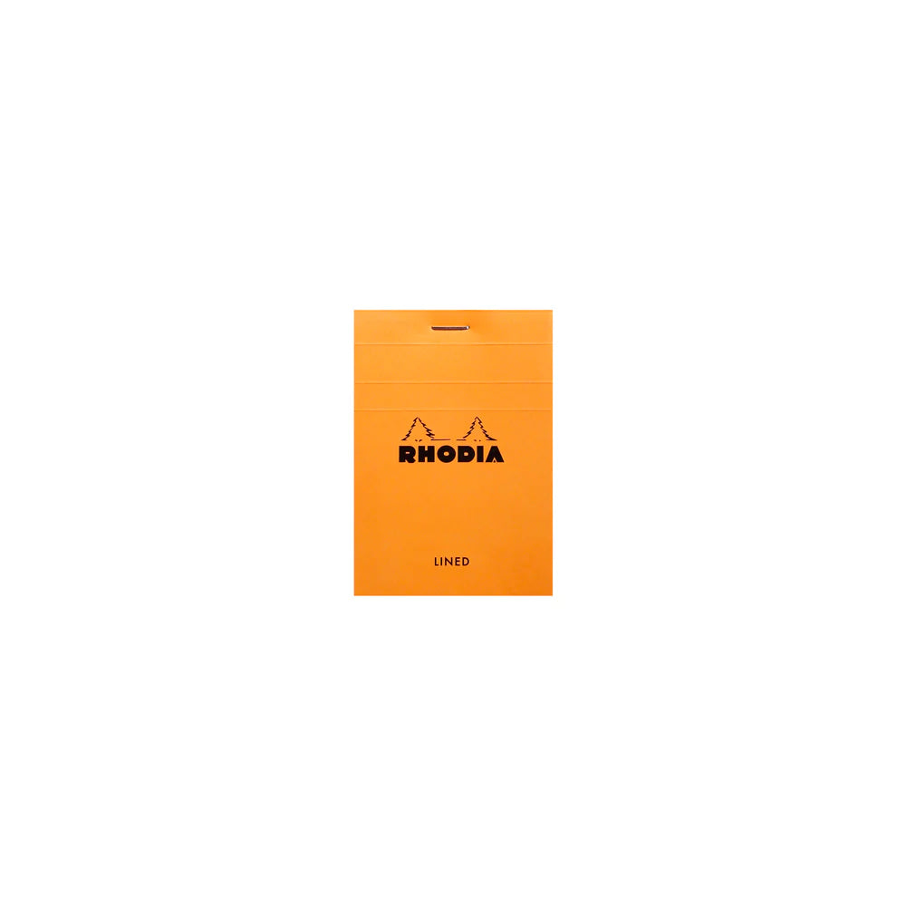 Rhodia No.11 Top Stapled Notepad A7 Orange