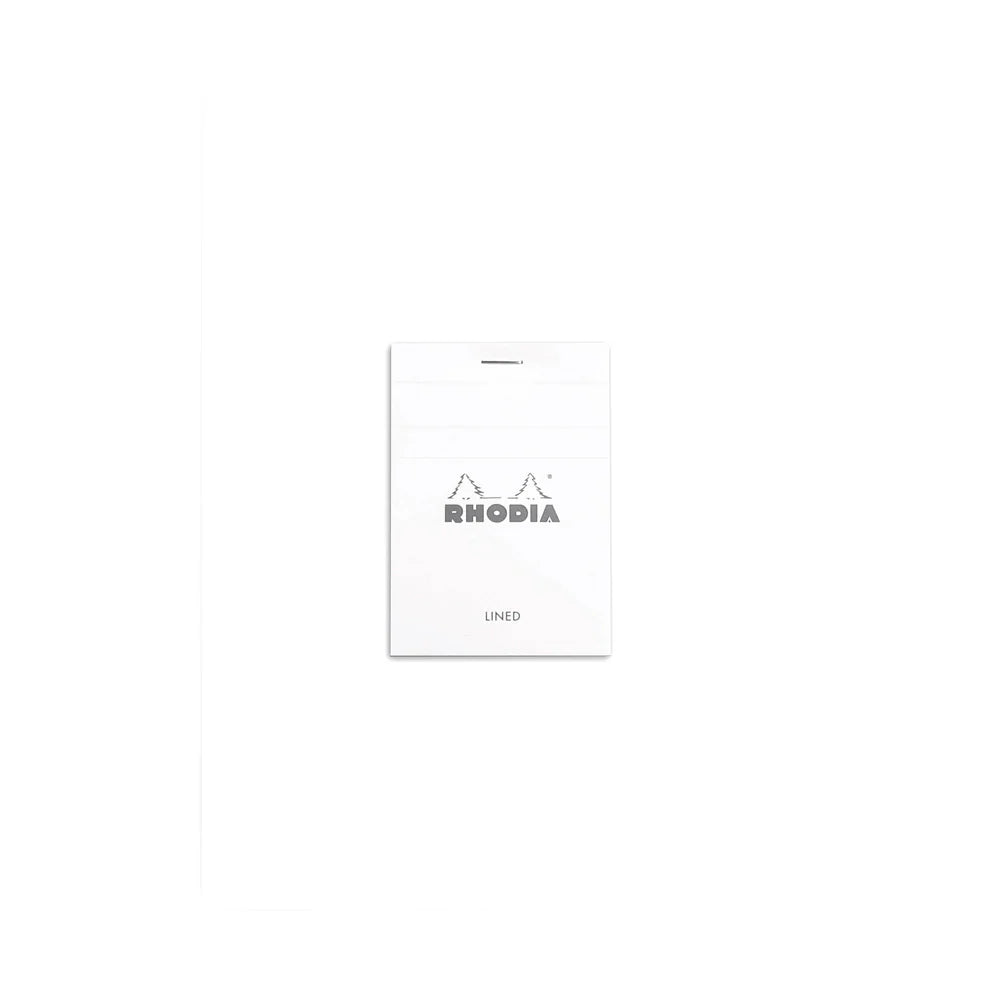 Rhodia No.11 Top Stapled Notepad A7 White