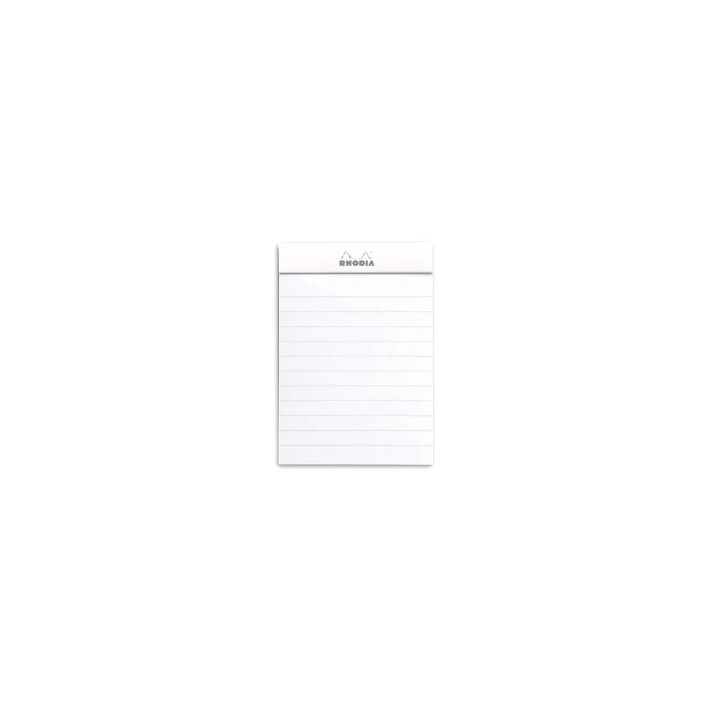 Rhodia No.11 Top Stapled Notepad A7 White