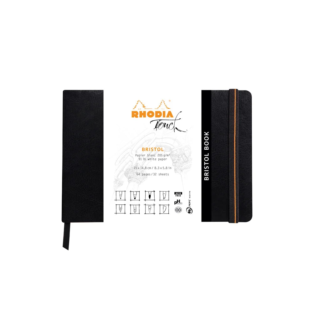 Rhodia Touch Bristol Sketchbook Softcover A5 Landscape