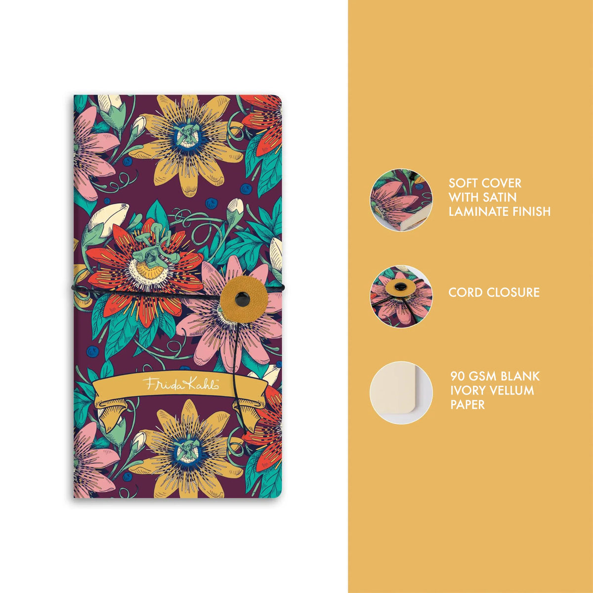 Clairefontaine Frida Kahlo Slim Notebook Blank