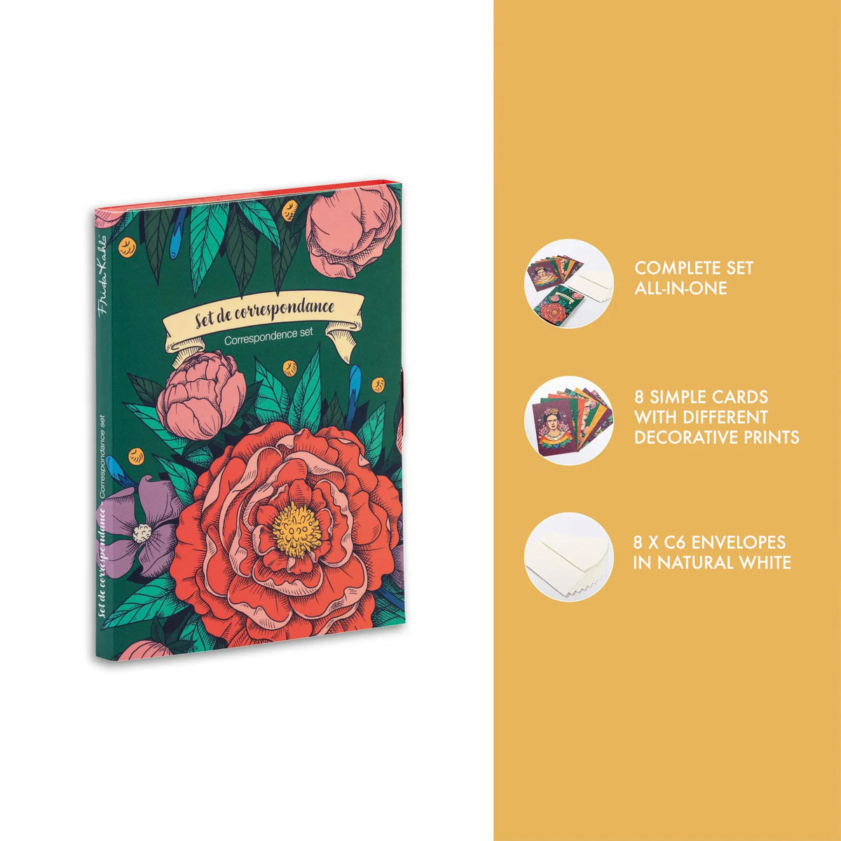Clairefontaine Frida Kahlo Correspondance Set