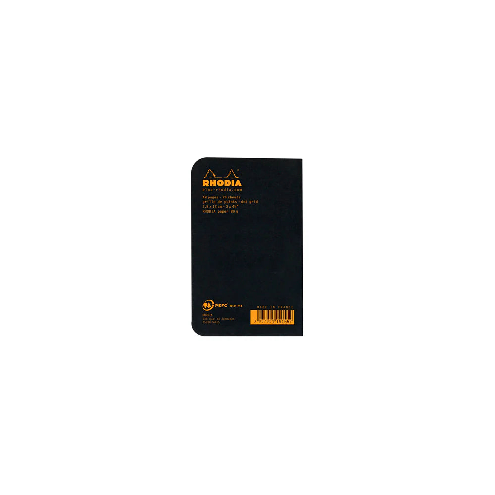 Rhodia Cahier Notebook A7 - Black