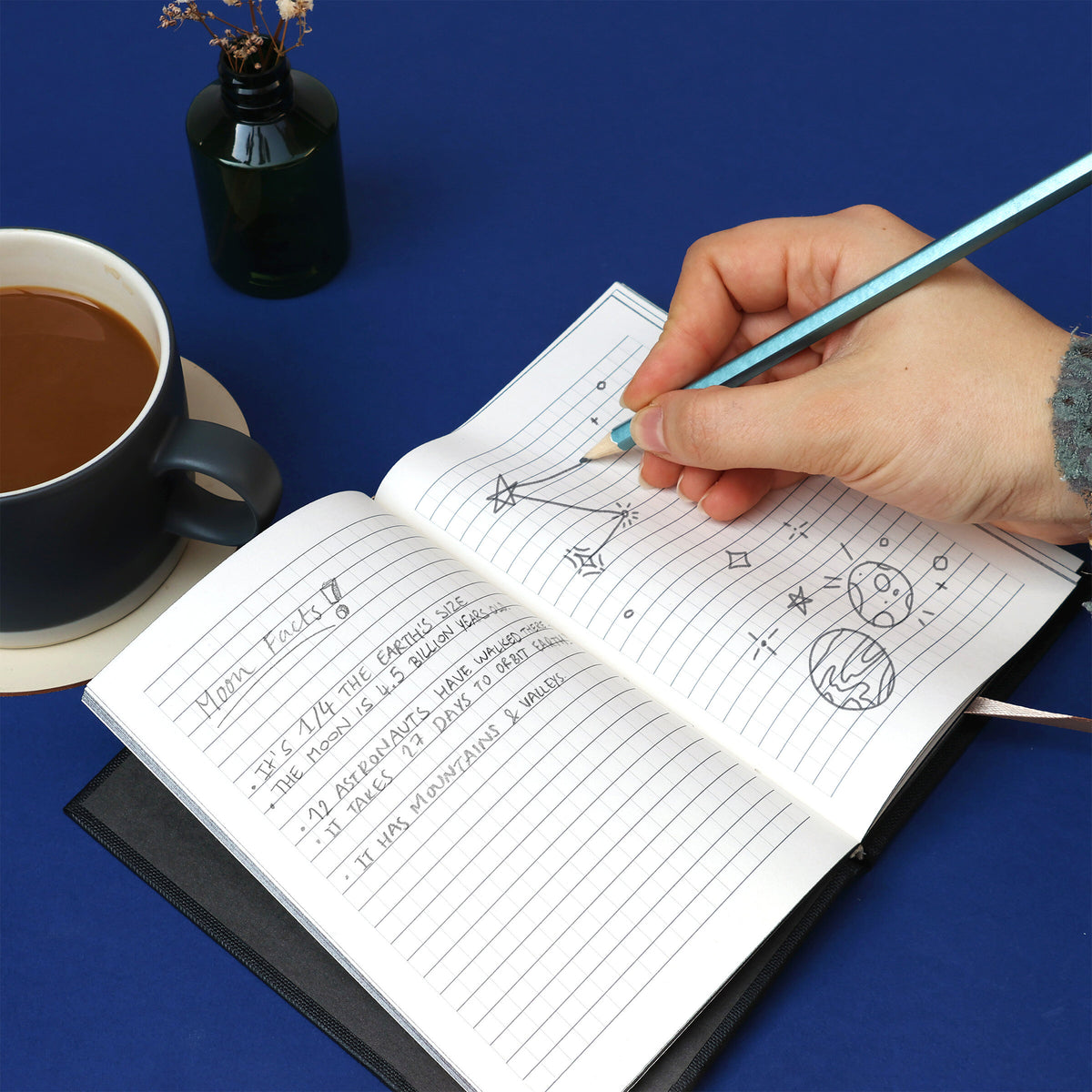 Suck UK Moon Notebook A6