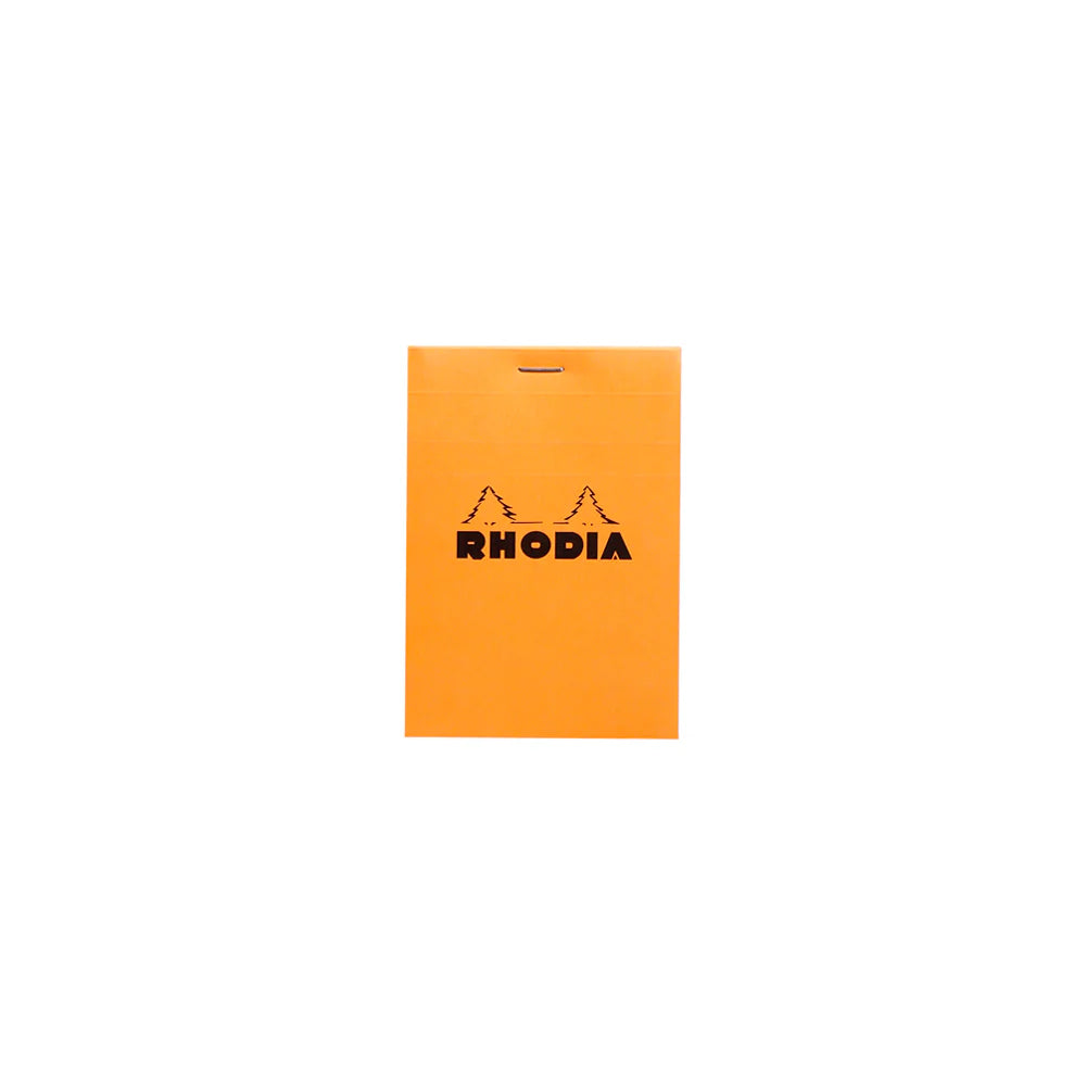 Rhodia No.12 Top Stapled Notepad A6 Orange