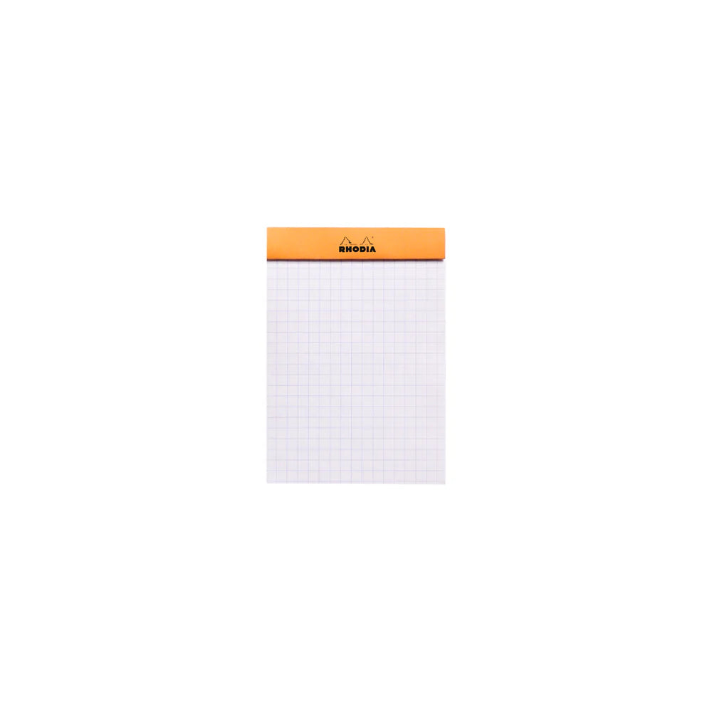 Rhodia No.12 Top Stapled Notepad A6 Orange