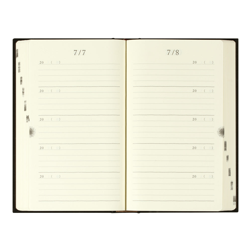 Midori 5 Year Diary Gate - Red