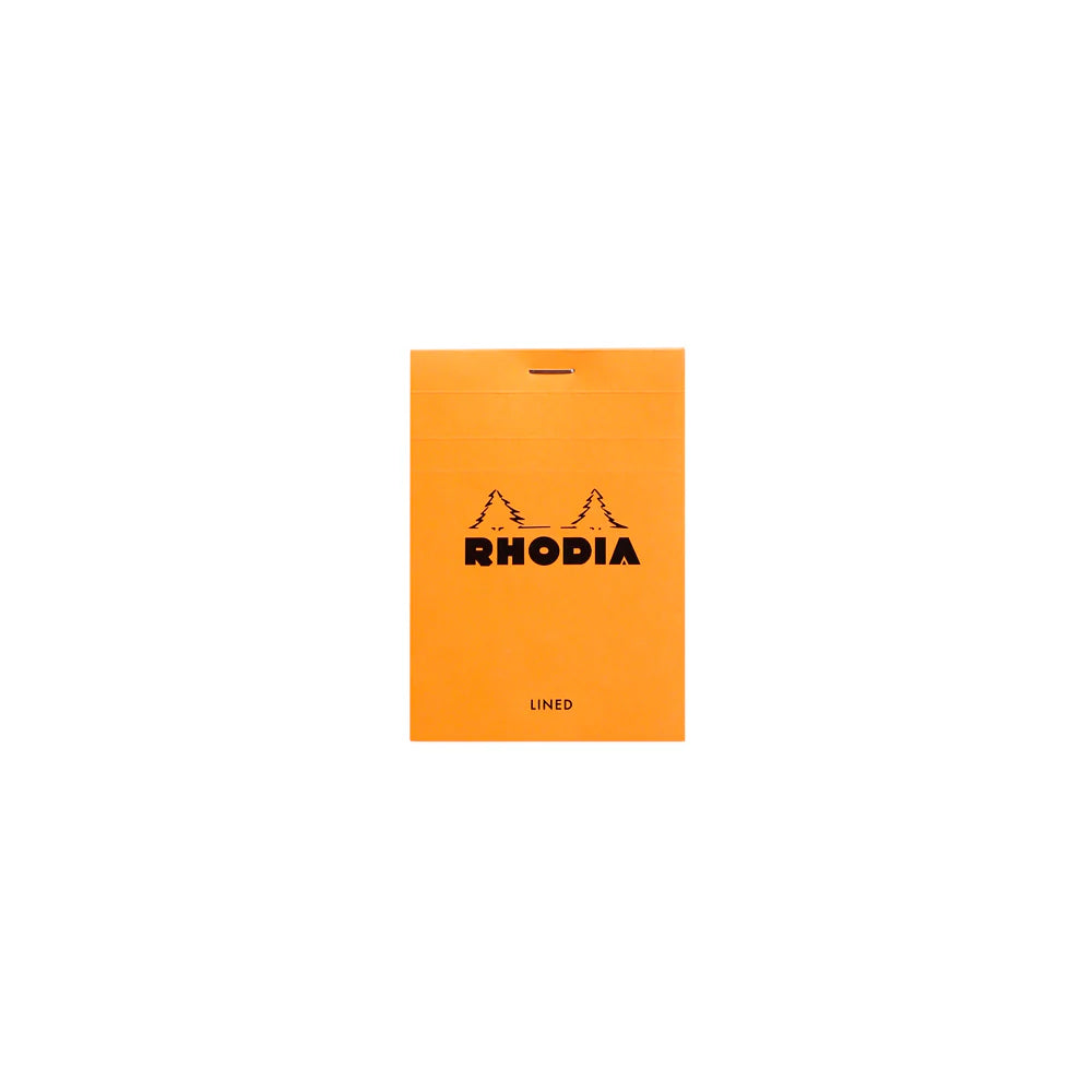 Rhodia No.12 Top Stapled Notepad A6 Orange