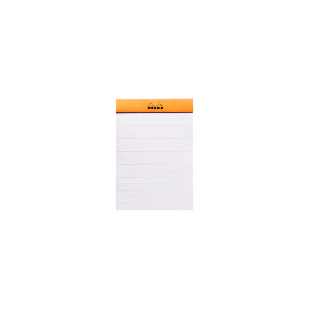 Rhodia No.12 Top Stapled Notepad A6 Orange