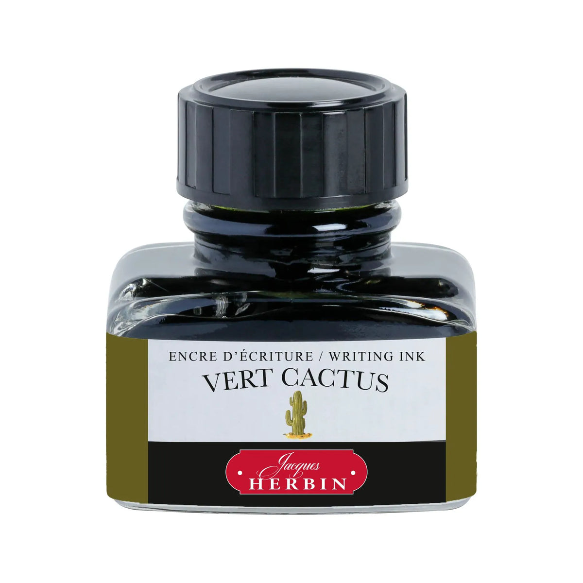 Jacques Herbin La Perle des Encres Writing Ink 30ml - Vert Cactus (Cactus Green)