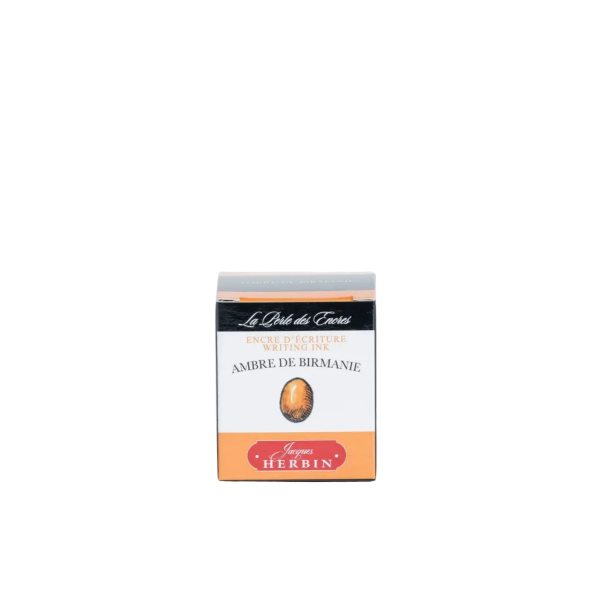 Jacques Herbin La Perle des Encres Writing Ink 30ml - Ambre de Birmanie (Burmese Amber)