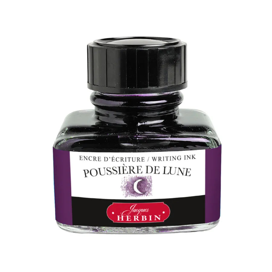 Jacques Herbin La Perle des Encres Writing Ink 30ml - Poussière de Lune (Purple Moondust)
