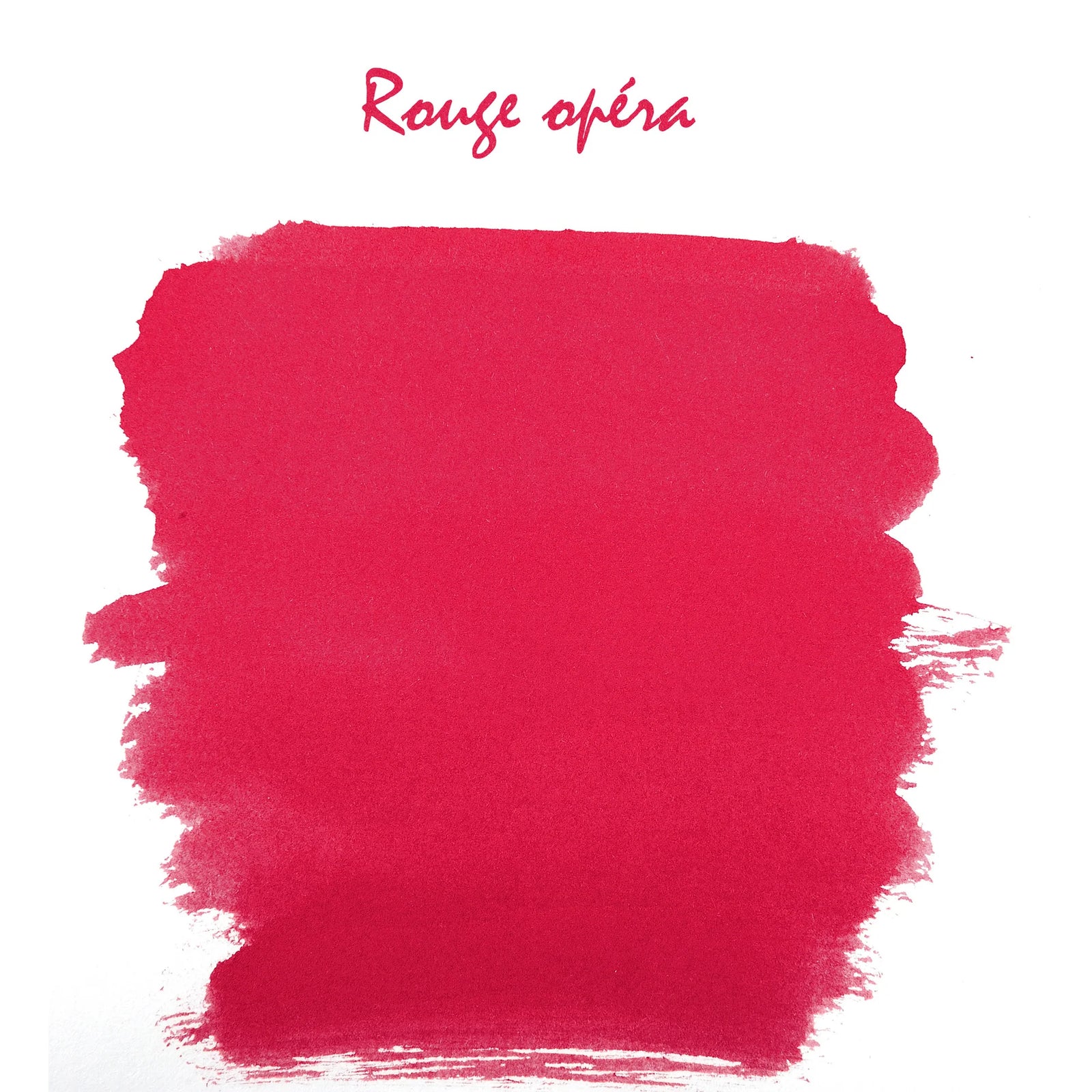 Jacques Herbin Rouge Opera ink bottle on a white background