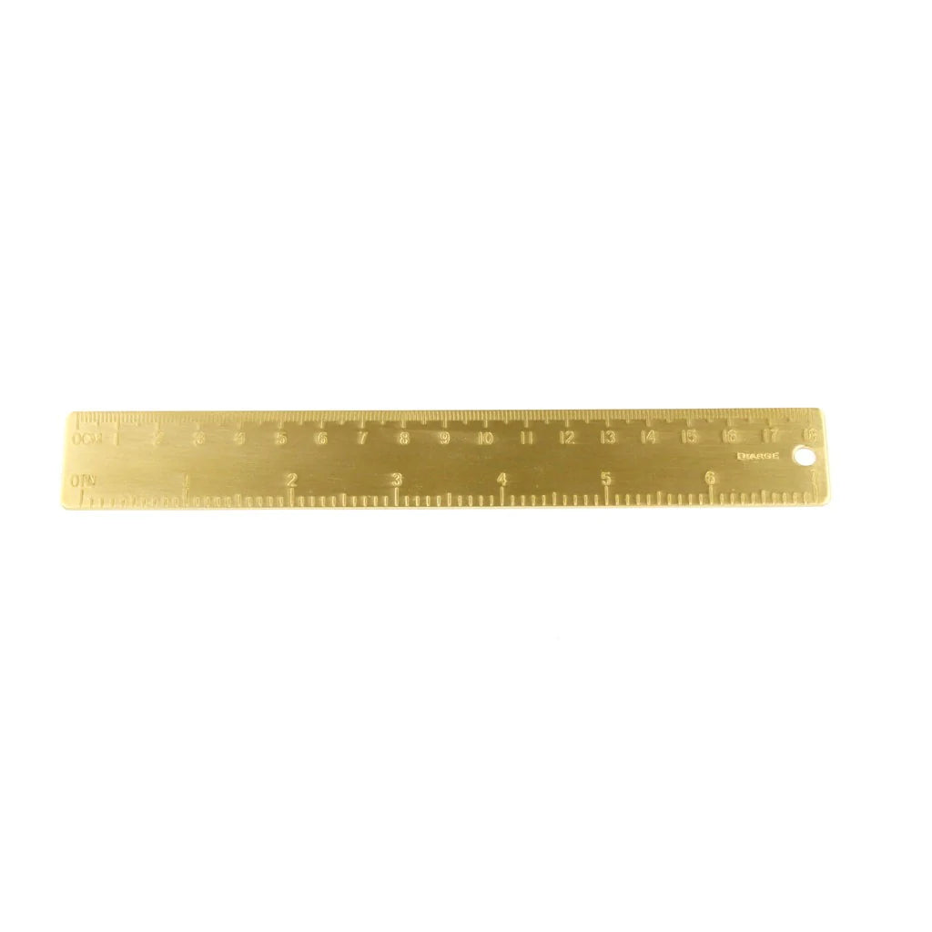 Diarge Brass Ruler 18cm