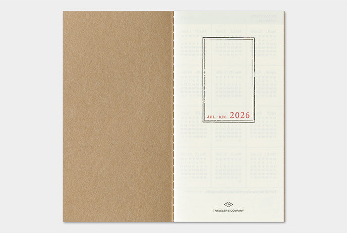 Traveler&#39;s Notebook 2026 Weekly Diary - Regular
