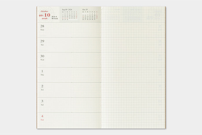 Traveler&#39;s Notebook 2026 Weekly Diary - Regular