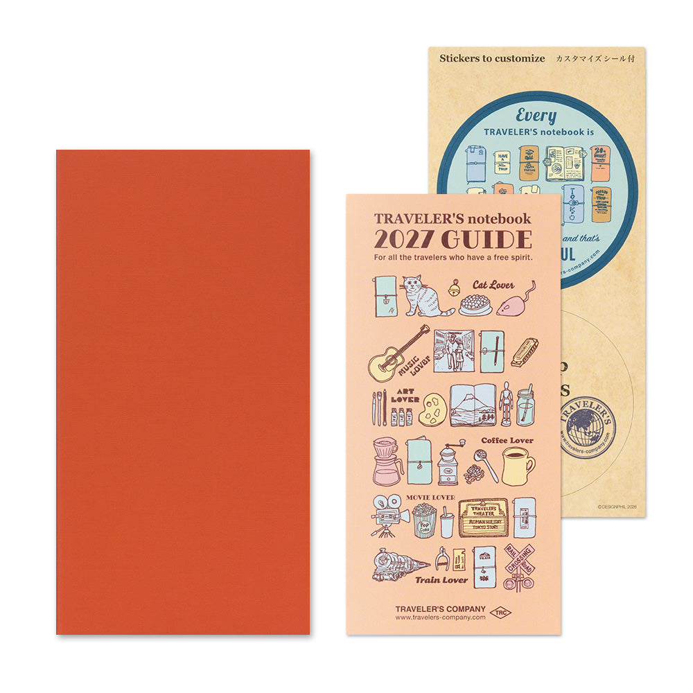 Traveler's Notebook 2027 Monthly Diary - Regular
