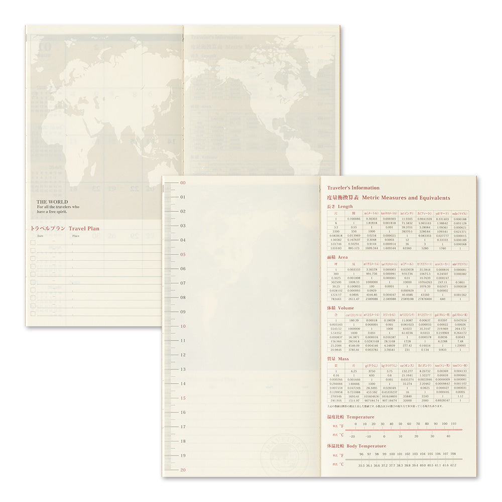 Traveler's Notebook 2027 Monthly Diary - Regular