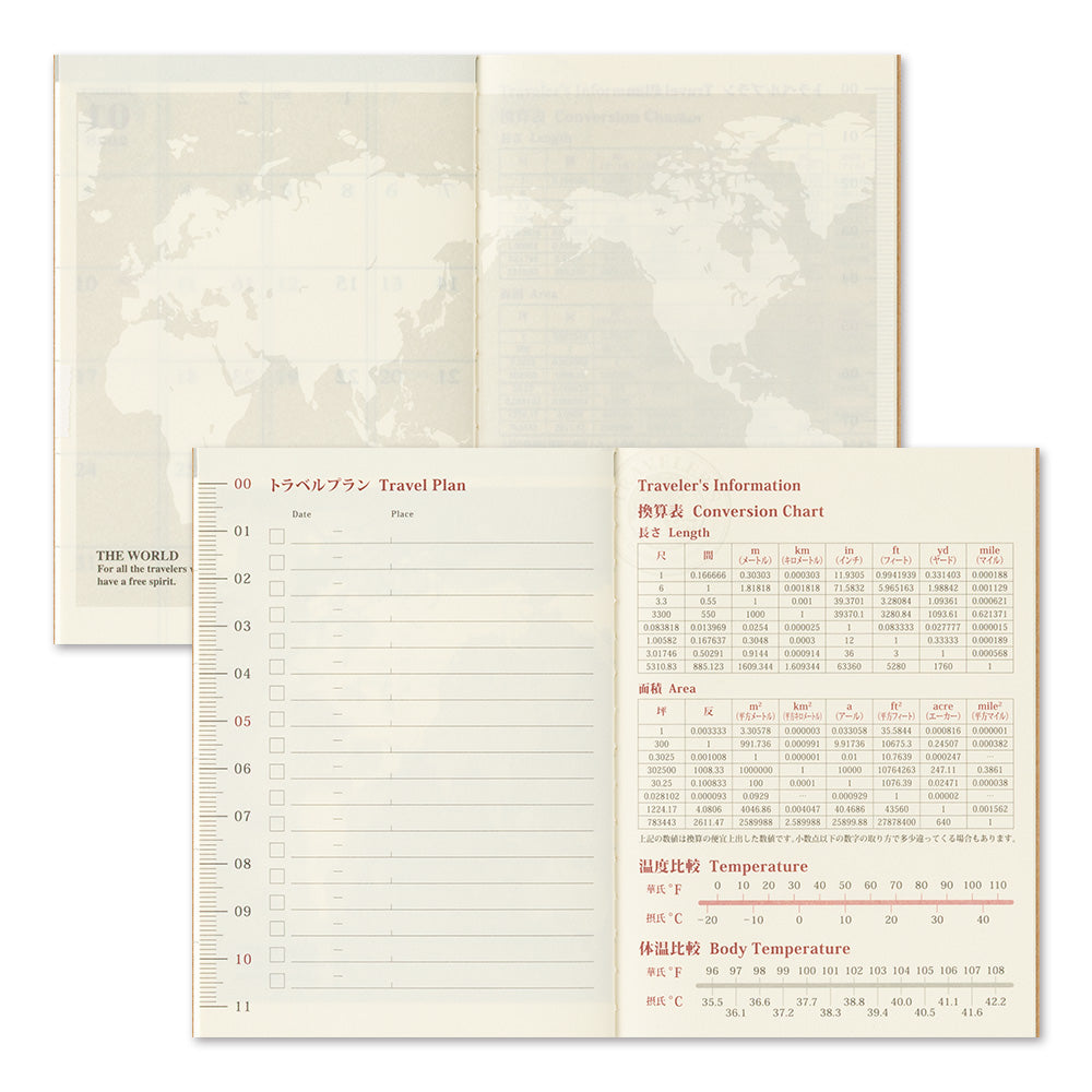 Traveler's Notebook 2027 Monthly Diary - Passport