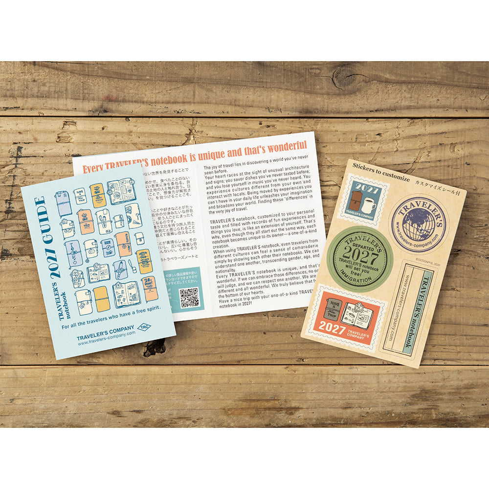 Traveler's Notebook 2027 Monthly Diary - Passport