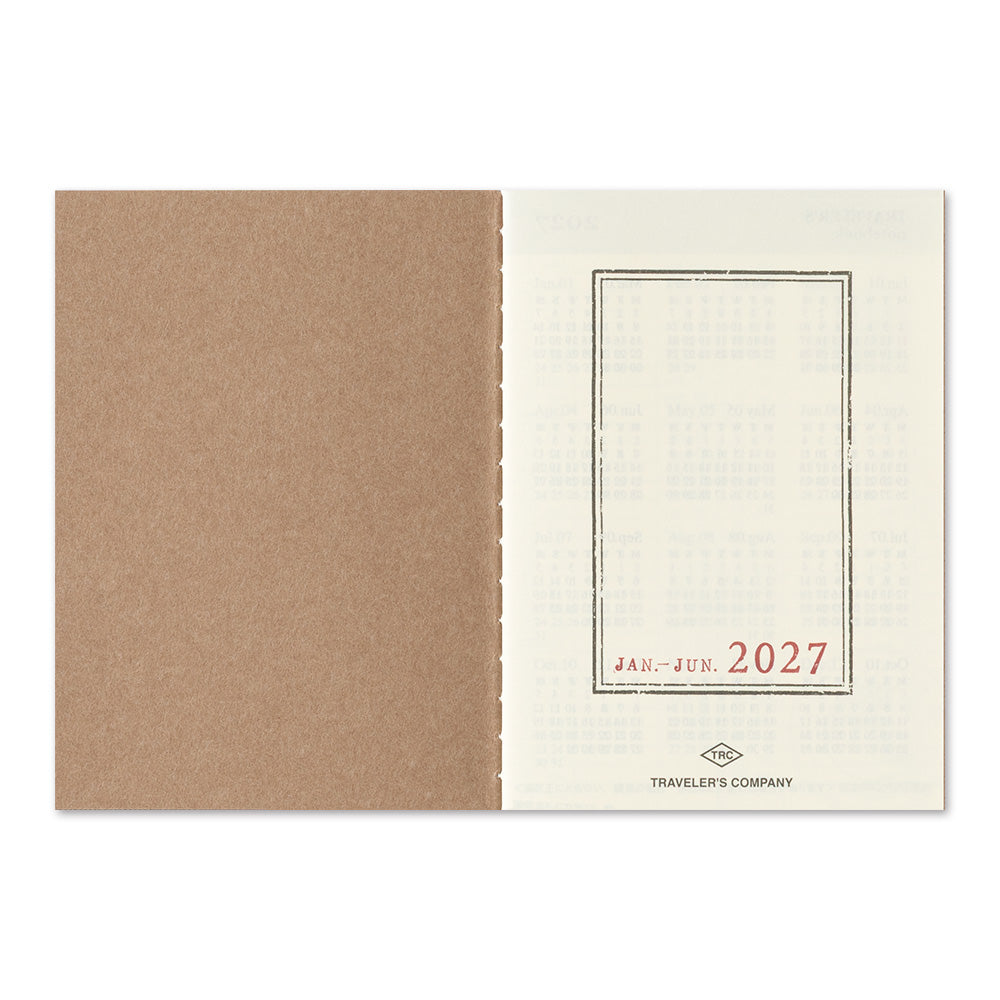 Traveler's Notebook 2027 Weekly Diary - Passport