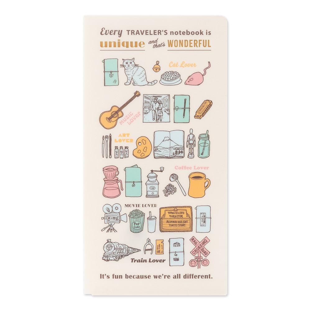 Traveler's Notebook Regular Size 2027 Clear Folder - Limited Edition