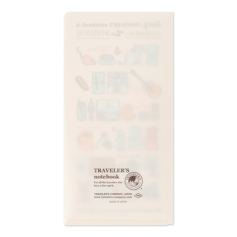 Traveler's Notebook Regular Size 2027 Clear Folder - Limited Edition