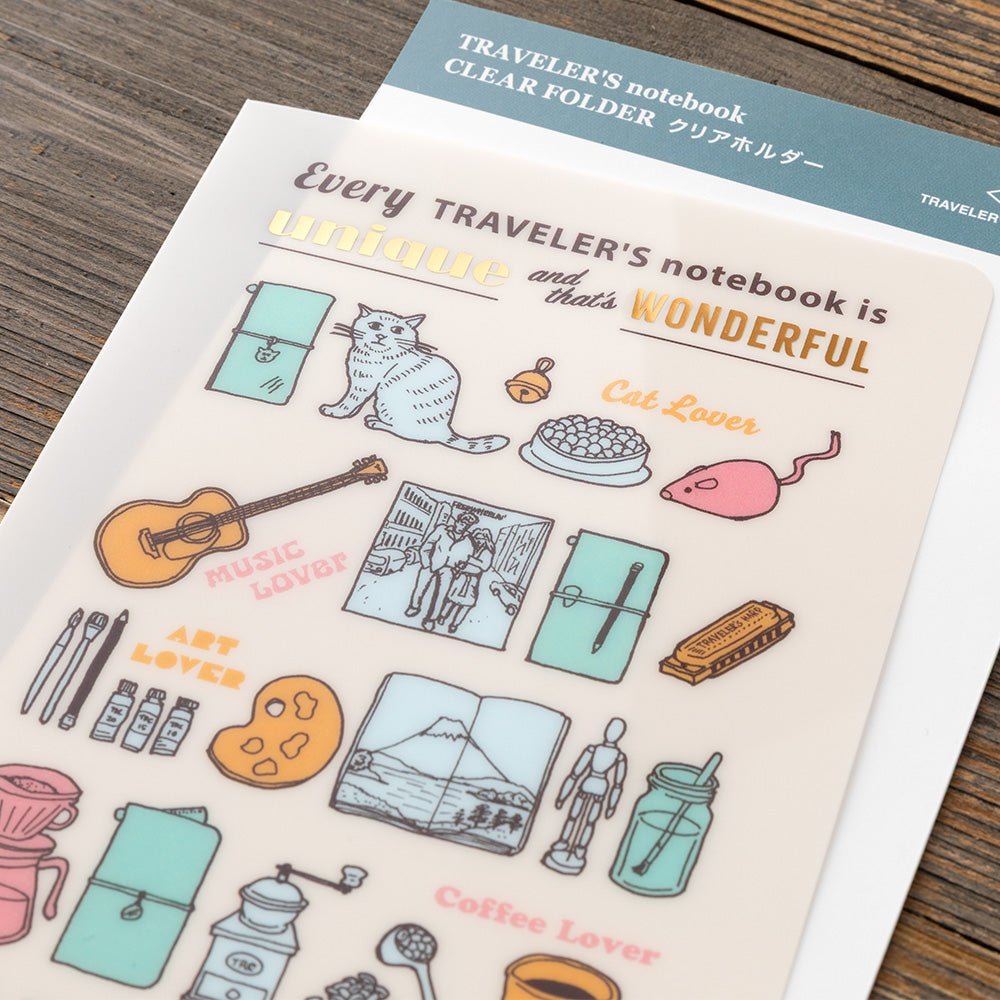 Traveler's Notebook Regular Size 2027 Clear Folder - Limited Edition
