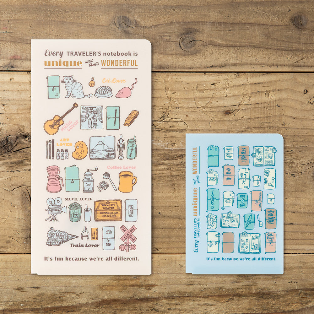 Traveler's Notebook Regular Size 2027 Clear Folder - Limited Edition