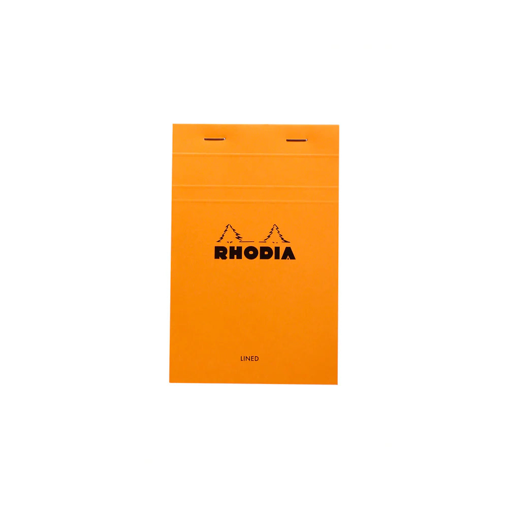 Rhodia No.14 Top Stapled Notepad 11 x 17cm Orange