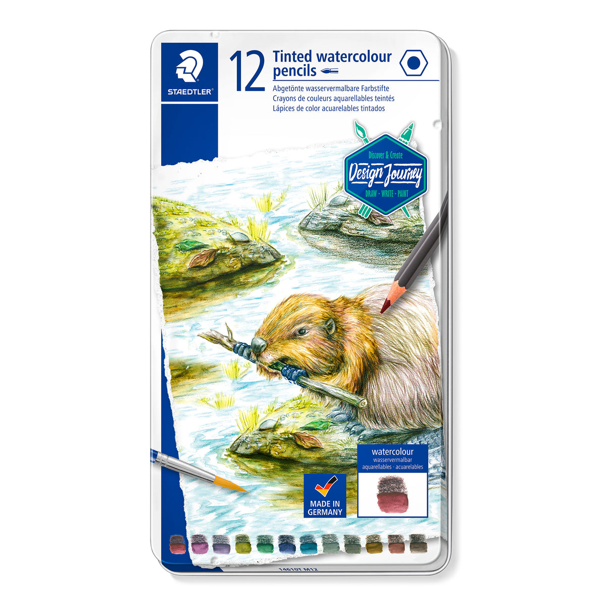 STAEDTLER Tinted Watercolour Pencils Set of 12