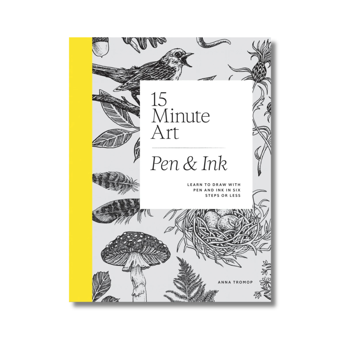 15-Minute Art Pen & Ink: Learn to Draw with Pen & Ink in Six Steps or Less by Anna Tromop