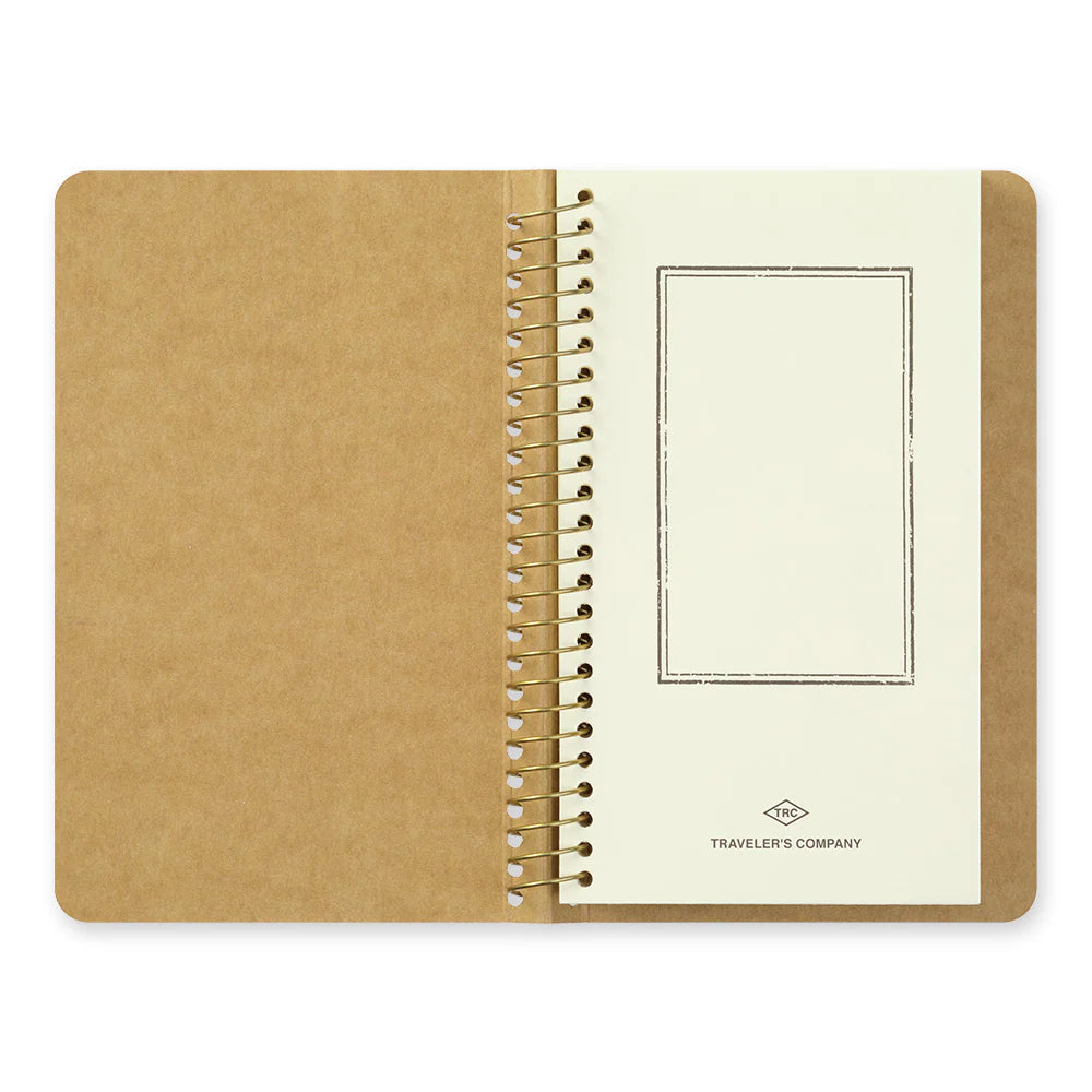 Traveler's Company Notebook Spiral Ring A6 Slim - Paper Pocket