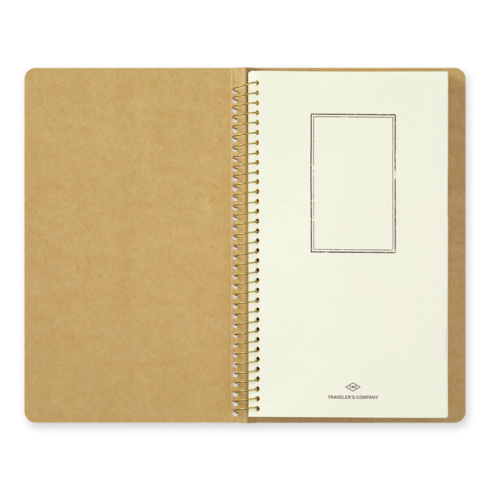 Traveler's Company Notebook Spiral Ring A5 Slim - Paper Pocket