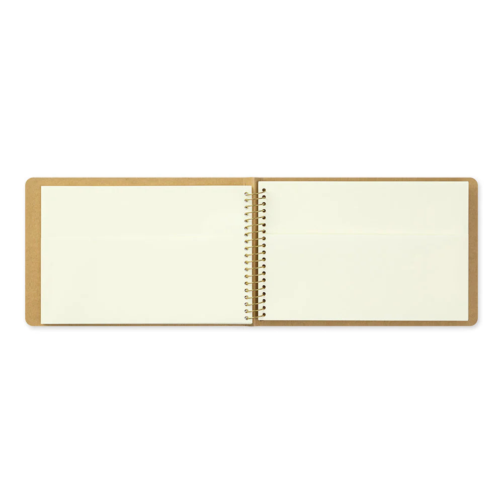 Traveler's Company Notebook Spiral Ring B6 Slim - Paper Pocket
