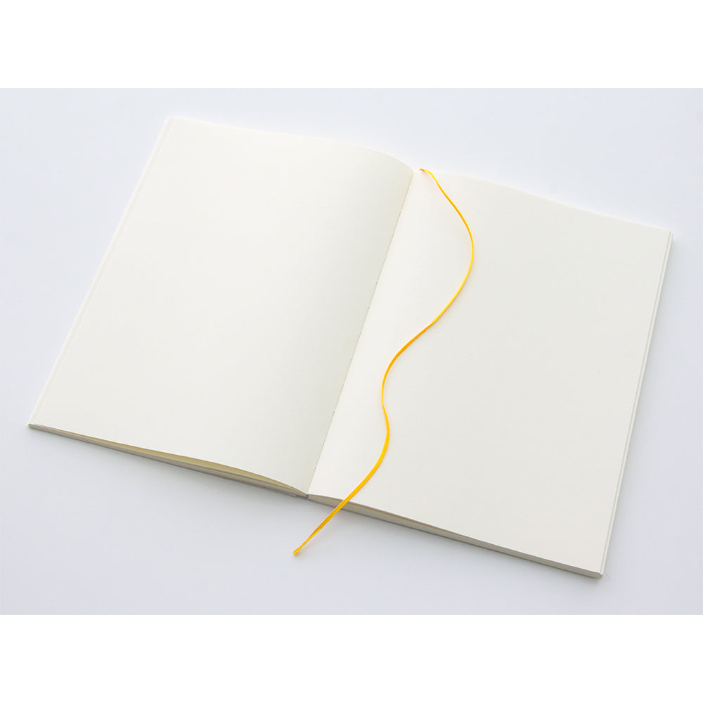 inside spread of the blank message showing the yellow bookmark