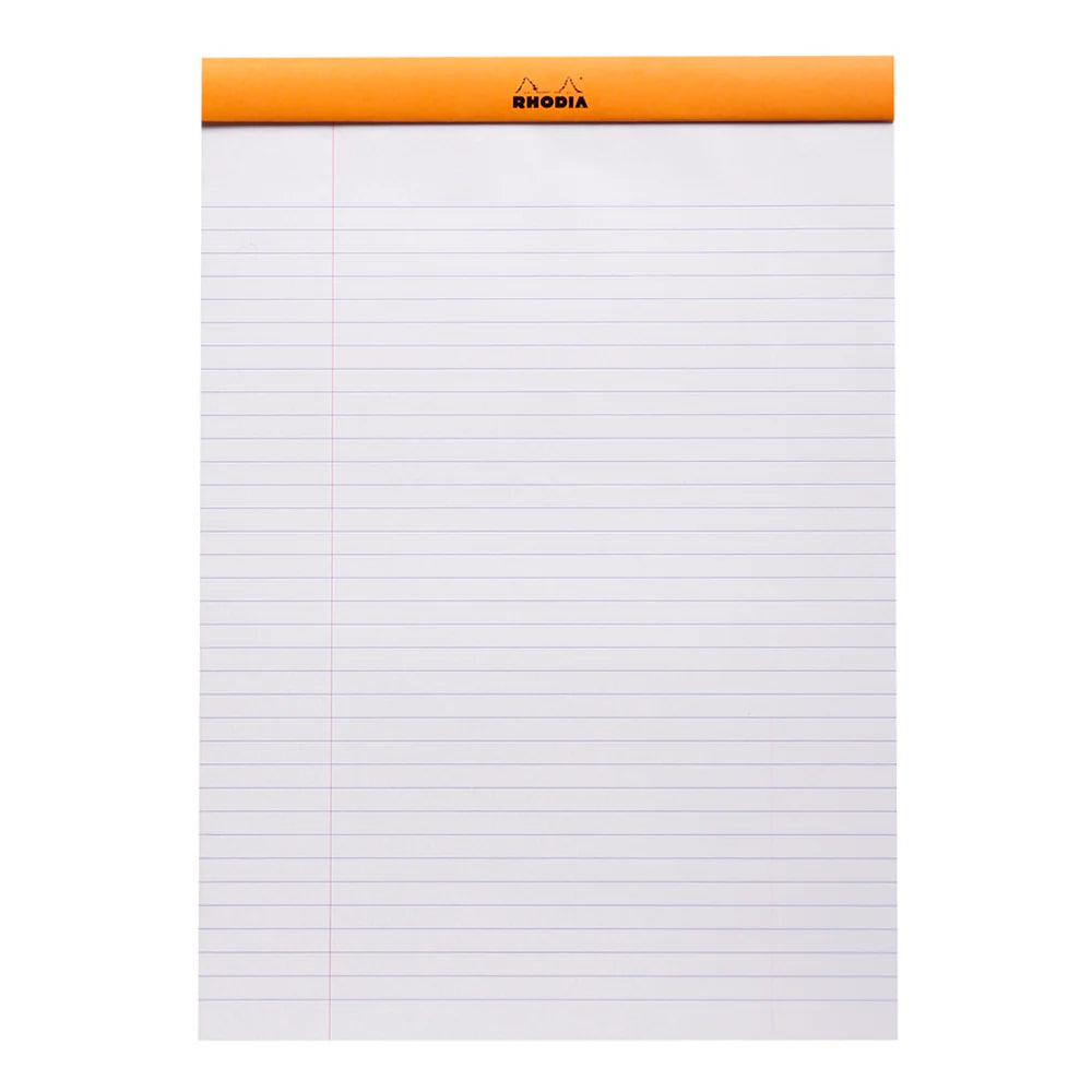 Rhodia No.18 Top Stapled Notepad A4 Orange