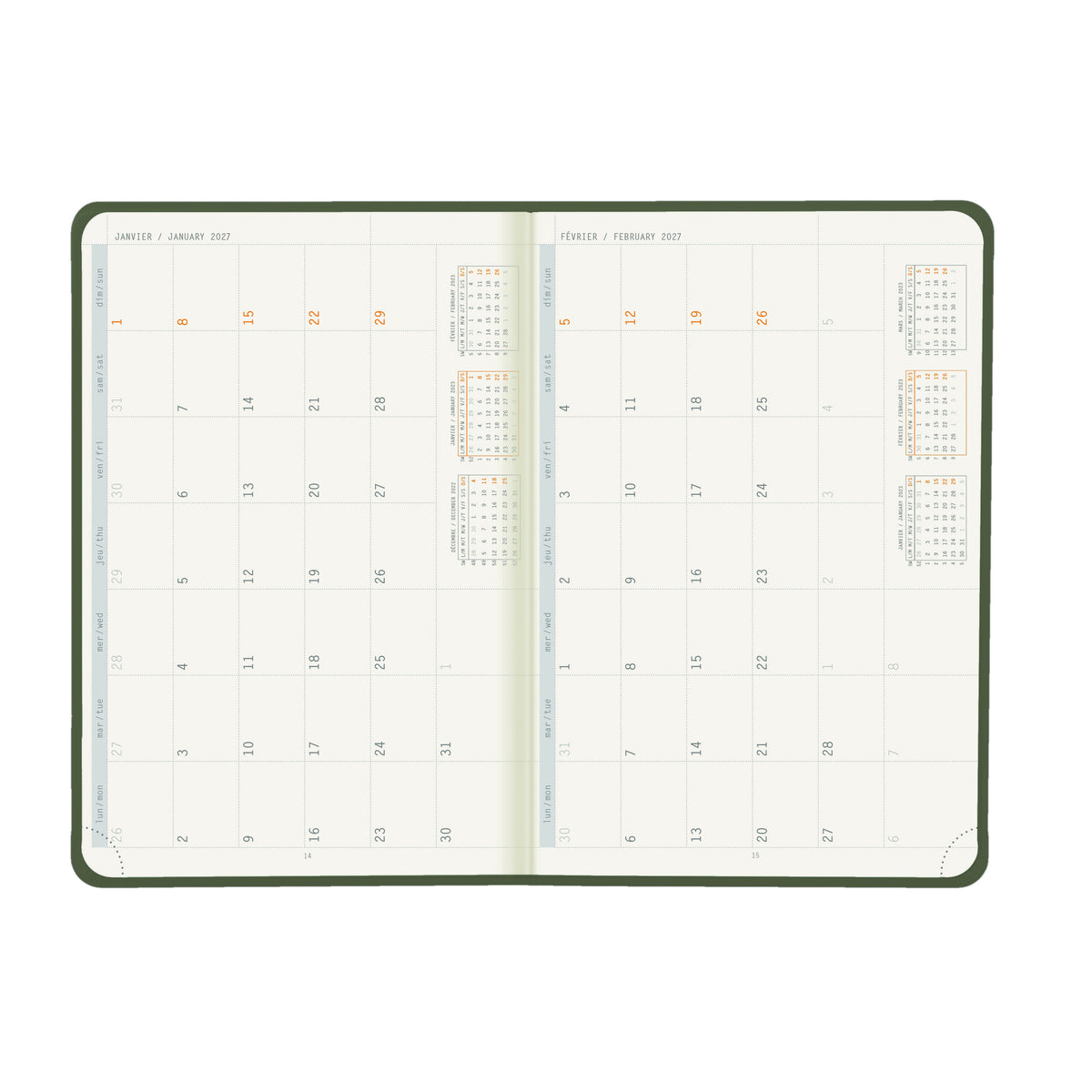 Rhodia 2027 Weekly Notebook Diary A5
